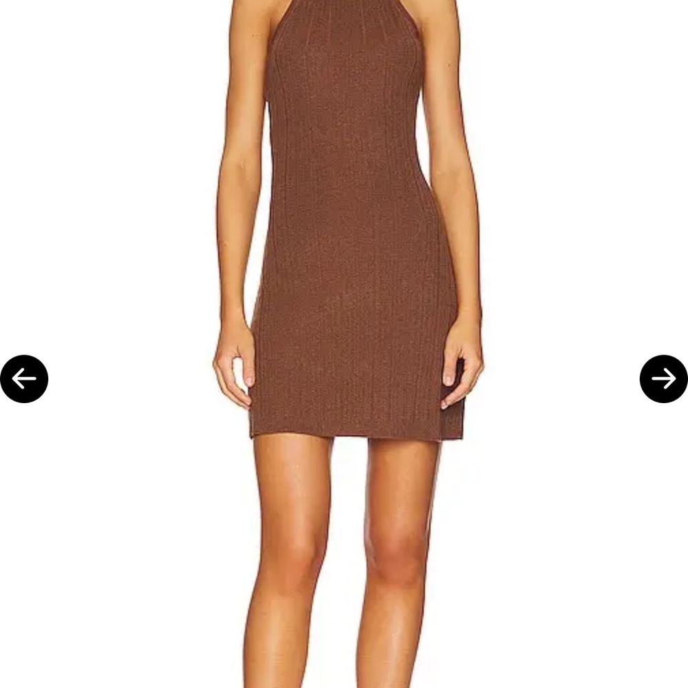 ASTR the label Darian dress halter neck
